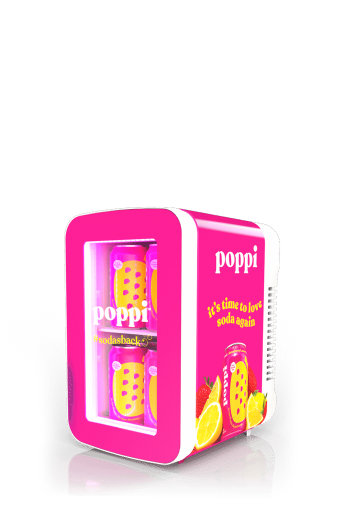 Sold Cold Custom Refrigeration - poppi Dorm Cooler 8L